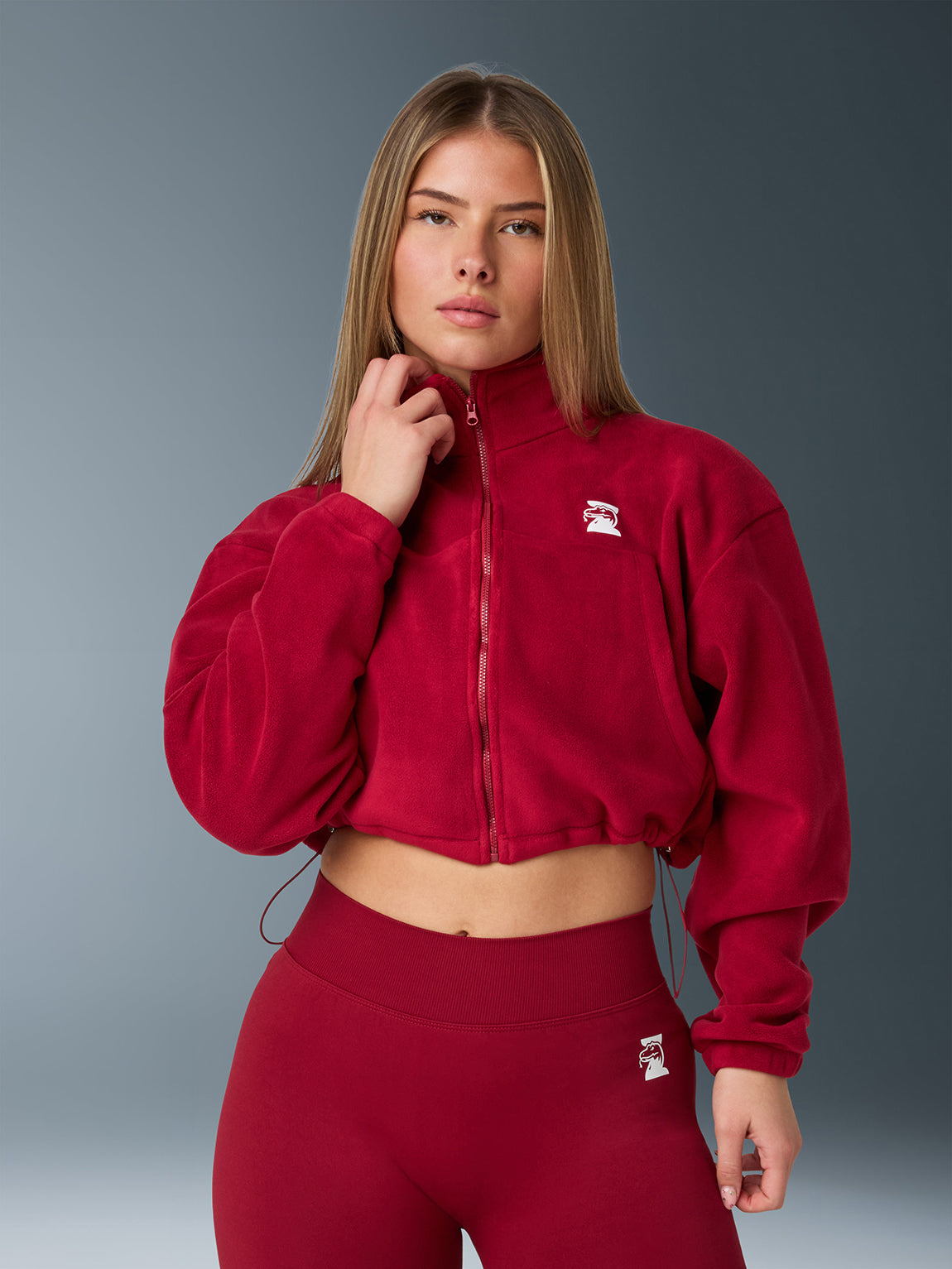 Aerowool Fleece vest - Cherry